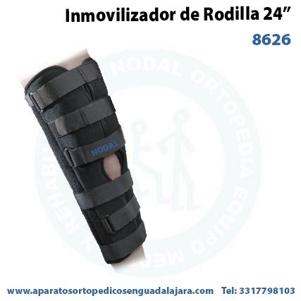 Inmovilizador De Rodilla Largo Mod Ortopedia Nodal