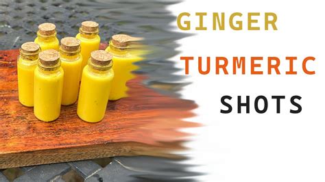 Do It Yourself Ginger Turmeric Wellness Shot Anti Inflammatory