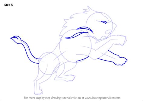 Learn How to Draw Detroit Lions Logo (NFL) Step by Step : Drawing Tutorials