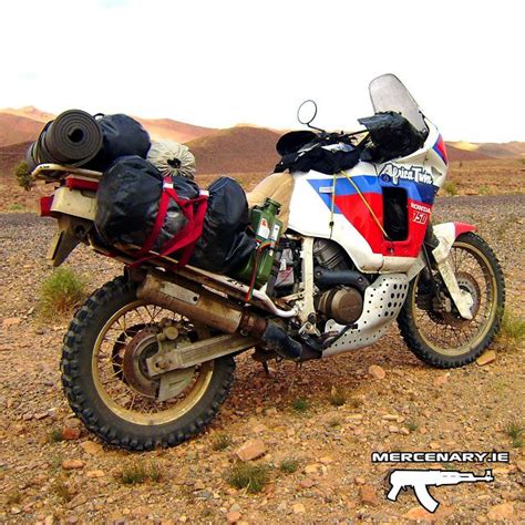 Honda Xrv Africa Twin Rd Moroccan Sahara Desert Motorcycle