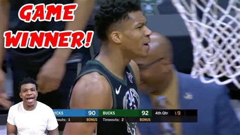 Giannis Antetokounmpo Game Winner Vs Knicks He Did It Again Youtube