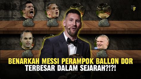 Bedah Bukti Alasan Messi Memenangkan BALLON D OR 2023 YouTube