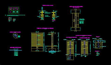 Plano De Cimentacion Losa De Contacto Losa Tapa En Dwg Mb