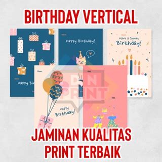 Jual KARTU UCAPAN ULANG TAHUN GREETING CARD POLOS GREETING CARDS