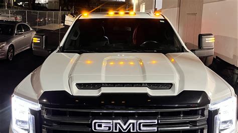 2022 Gmc Sierra At4 Cab Lights Installation Youtube