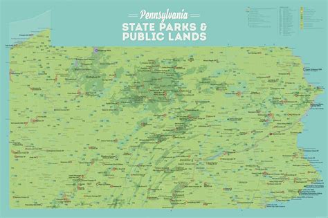 Map Of Pennsylvania State Parks