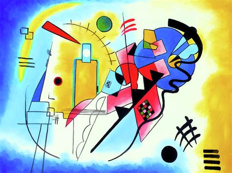 Yellow Red Blue Painting By Wassily Kandinsky