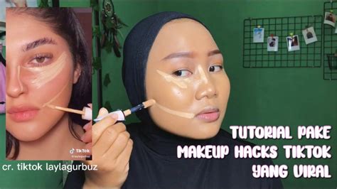 Tutorial Makeup Pake Makeup Hacks Viral Di Tiktok🔥 Youtube