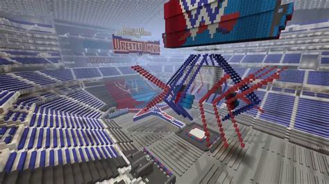 Minecraft At T Stadium Wrestlemania Venue Youtube