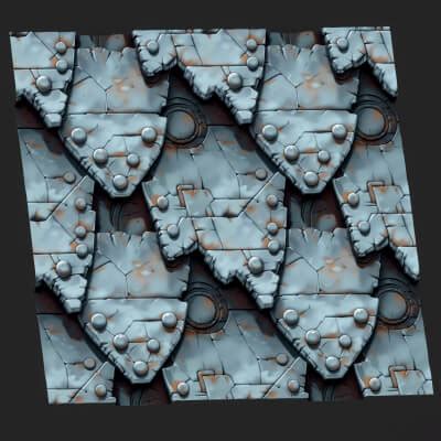 Stylized Metal Seamless Texture By Zames D