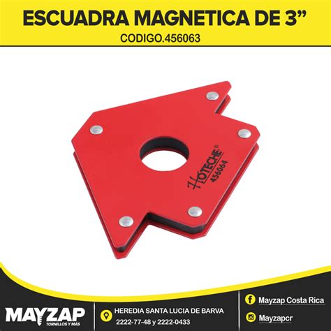 Escuadra magnética para soldar de 3 pulgadas MOD 456063 Mayzap