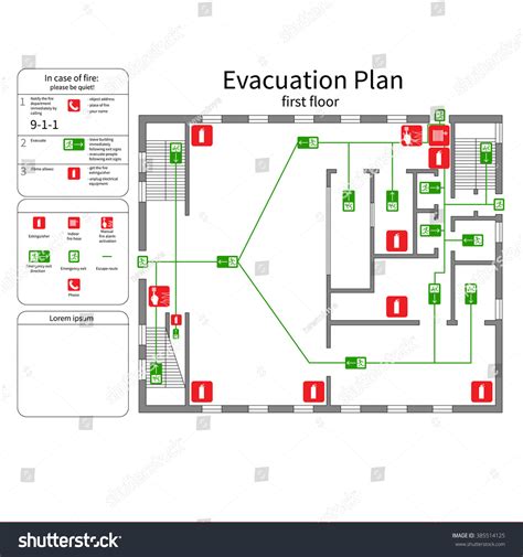 Best Evacuation Plan Symbols Royalty-Free Images, Stock Photos ...