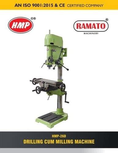 Green Milling Cum Drilling Machine With Drilling Diameter Of 25 Mm And