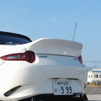 Rallybacker Low Ducktail Spoiler For Miata Mx Nd Rev Atelier Yuwa