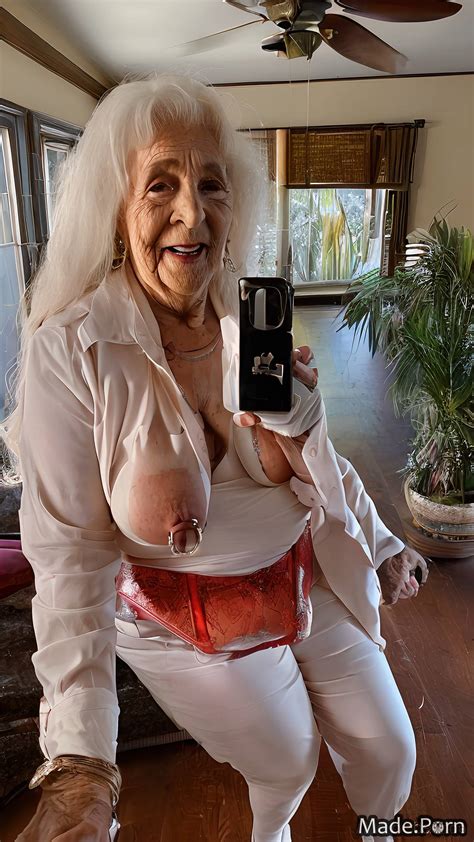 Sex Porn Indoors Piercing Made Slutty Woman Caucasian Selfie Granny Photo