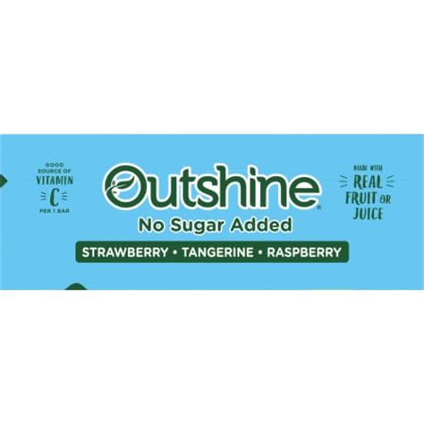 Outshine® Sugar Free Strawberry Tangerine Raspberry Fruit Bars 12 Ct Harris Teeter