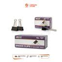 Jual Binder Clips Combo No 107 Penjepit Kertas Hitam Ukuran Kecil Di