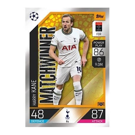 Harry Kane Matchwinner Card Match Attax Hobbies Toys Toys Games