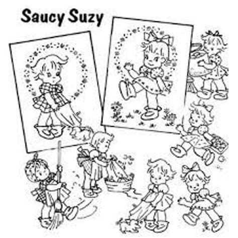 Saucy Suzy Aunt Martha S Vintage Embroidery Hot Iron Etsy