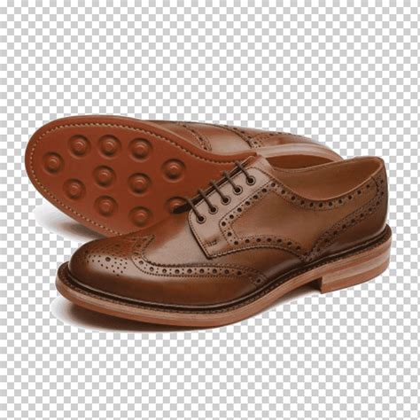 Brogue zapato derby zapato Goodyear welt bota marrón cuero Moda png