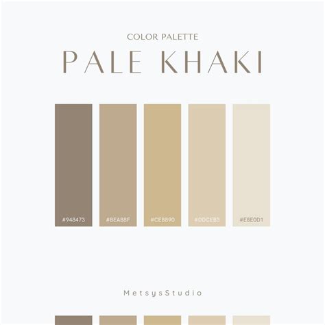 Pale Khaki Color Palette