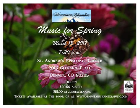 Denver Musicians Association | Music for Spring | Denver Musicians Association