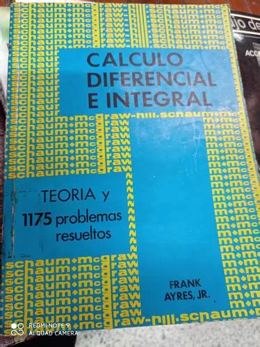 C Lculo Diferencial E Integral Schaum Frank Ayres Jr Cuotas Sin