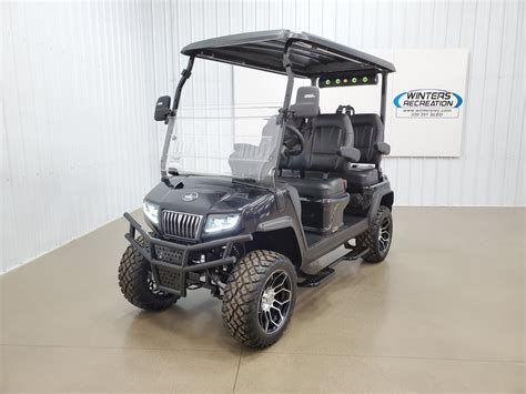 2023 Evolution D5 Maverick Lithium Ion Golf Cart LSV Black Sapphire