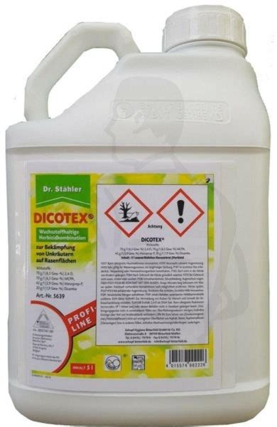 Rasen Unkraut Frei Dicotex Liter Fl Ssig Herbizid Gegen Unkr Uter