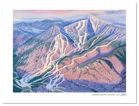 Whiteface Mountain Ski Map | Whiteface mountain, Whiteface, Bretton woods