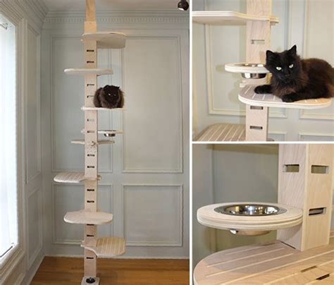 Two Fabulous New Cat Trees From Contempocat Hauspanther Cat Wall