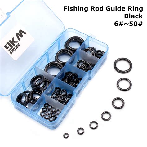 Fishing Rod Guides Ring 10pcs 100pcs Wear Resistant Ceramic Guide Ring