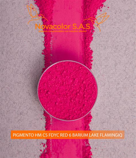 Pigmento Hm Cs Fdyc Red Barium Lake Flamingo Iq Novacolor