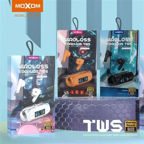 MOXOM MX TW24 Explorer Space Capsule Cyberpunk TWS Earbuds Lazada