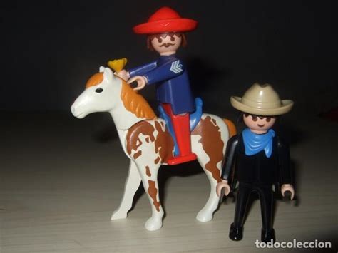 Figura Vaquero Y Mejicano Del Oeste Playmobil Vendido En Subasta