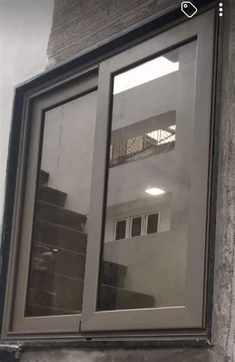 Modern Polished Domal Aluminium Sliding Window For Residential Size