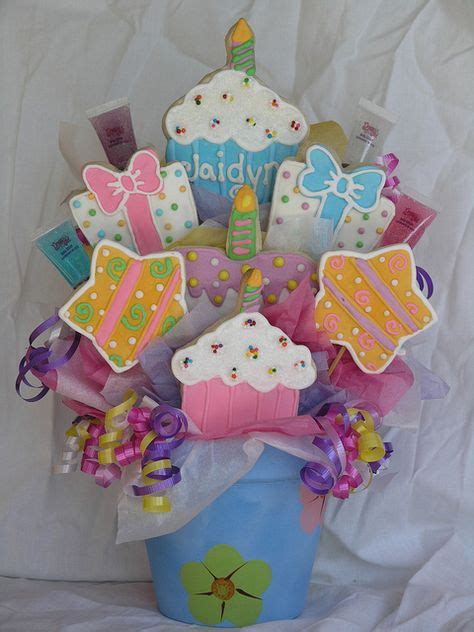 14 Cookie bouquet ideas | cookie bouquet, cookie gifts, edible bouquets