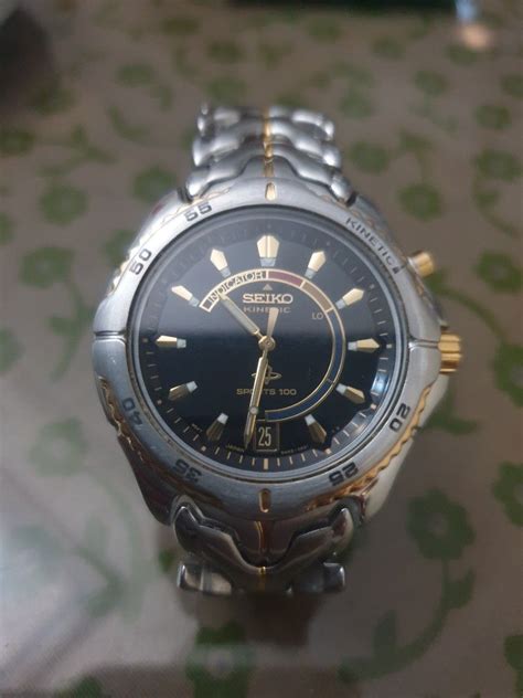 seiko kinetic mens fashion watches accessories watches  carousell