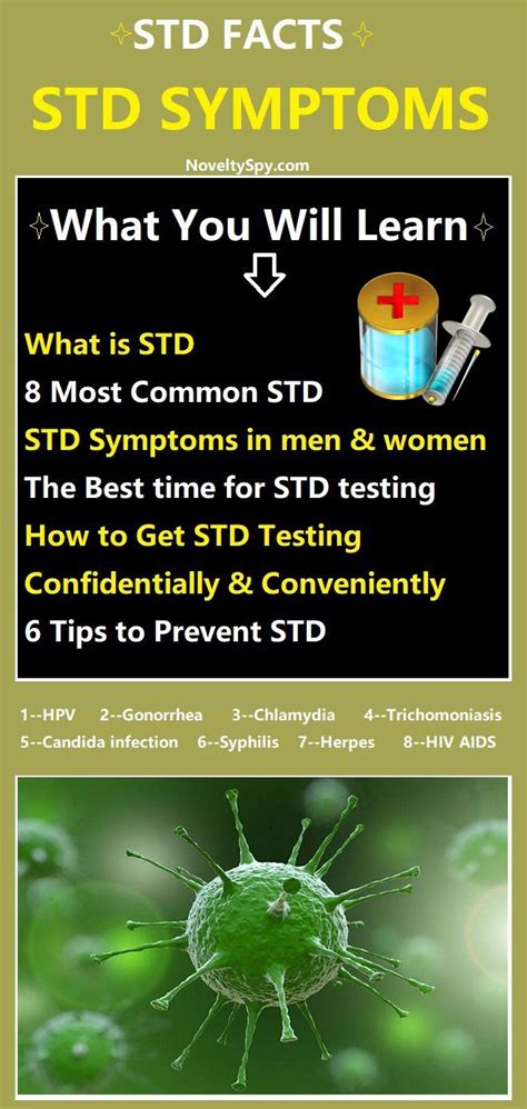 8 Most Common Std Symptoms In Men And Std Symptoms In Women Std Symptoms Std Facts Symptoms