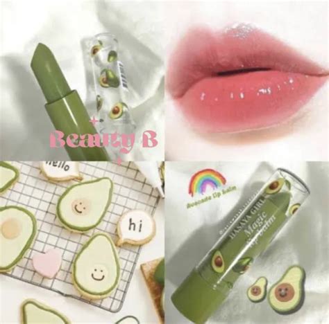 HASAYA GIRL AVOCADO LIP BALM BERUBAH WARNA 100 ORIGINAL THAILAND