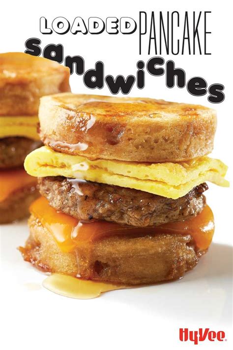 Loaded Pancake Sandwiches Recipe Jimmy Dean Sausage Recipes