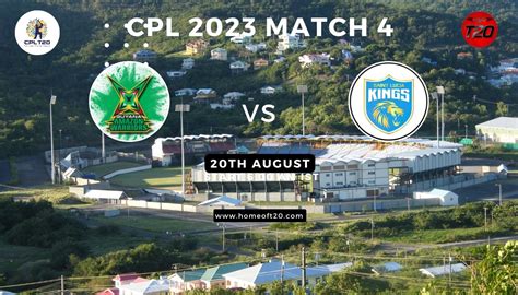 Cpl Match Saint Lucia Kings Vs Guyana Amazon Warriors Match