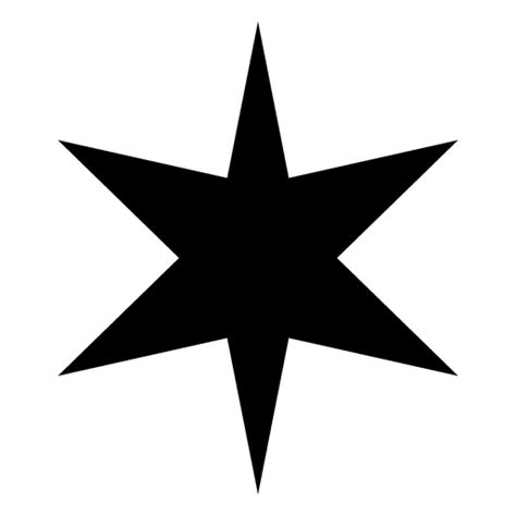 Dise O Png Y Svg De Silueta Estrella Para Camisetas