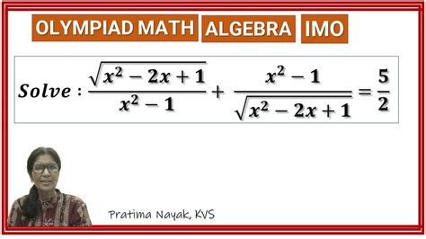 Math Olympiad Algebra How To Solve Math Olympiad Question Modulus