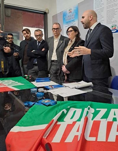 Elezioni Inaugurata La Sede Di Forza Italia Sopralluogo Del