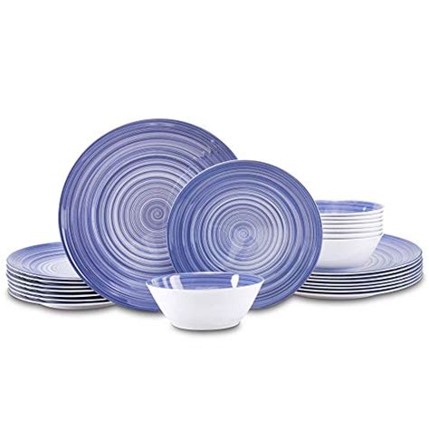 Blue Melamine Dinnerware Sets. Melamine Dinnerware Set 12 PCS Teal ...