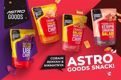 astro goods snack teman ngemil  renyah nikmat  astro