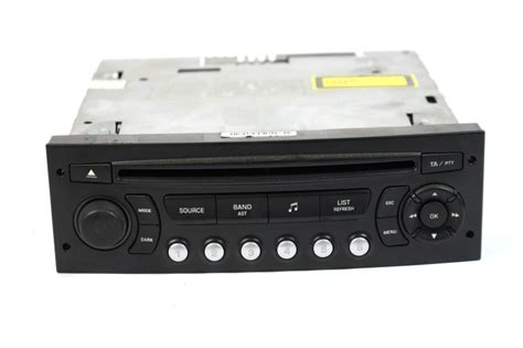 CD Autoradio Blaupunkt RD4 Citroen C2 C3 C4 Peugeot 207 307 Modelle No