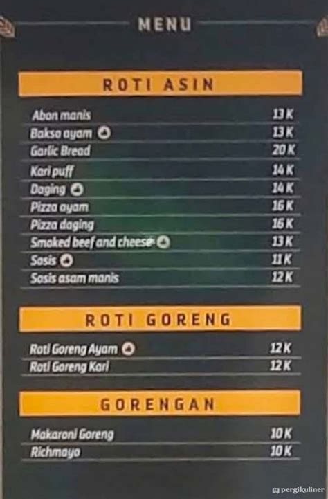 Selalu Diperbarui Menu Roti Kebanggaan Gading Serpong Gading Serpong