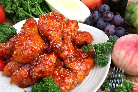 Boneless Korean Fried Chicken Sweet Chilli Gochujang Sauce Meal Kit For 2 Gourmet Korea